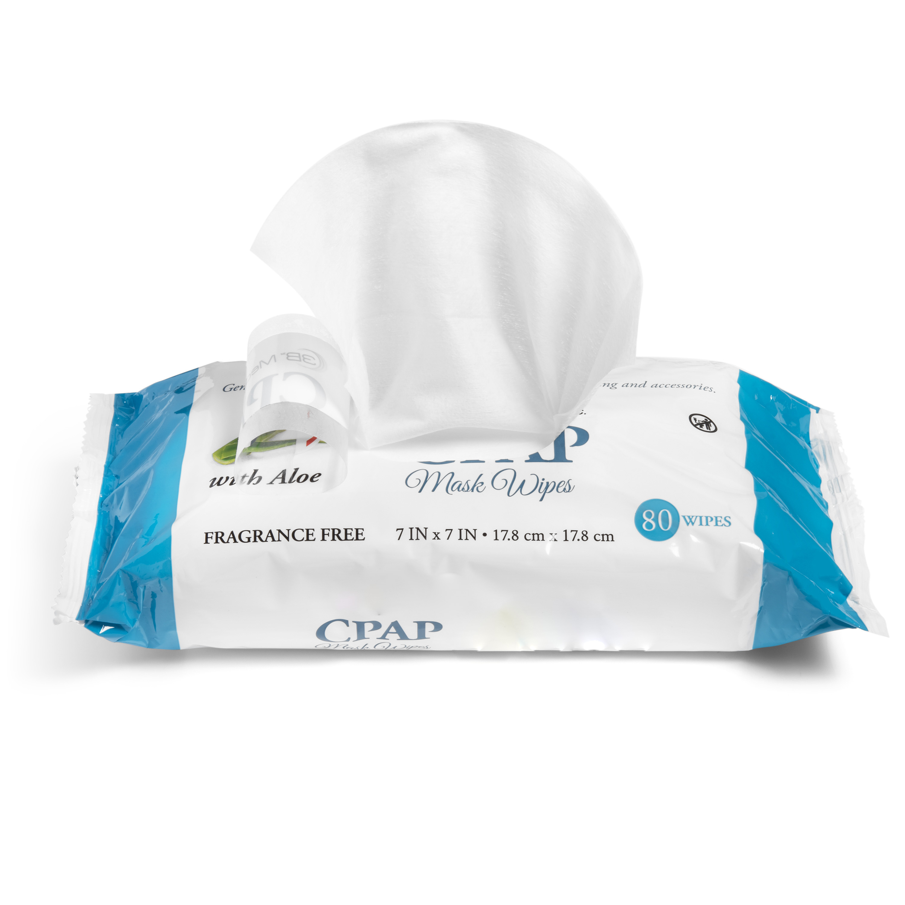 CPAP Wipes Aloe Front CPAP Wipes Clean Luna PAP Mask