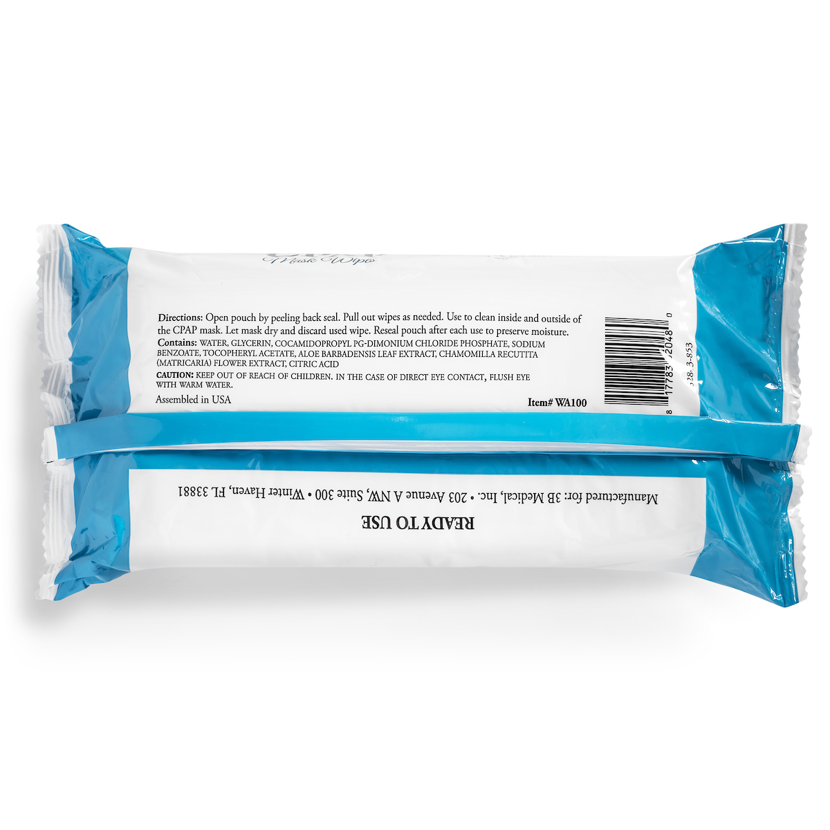 CPAP WipesAloe Bacjk Soft Pack CPAP Wipes Clean Luna PAP Mask