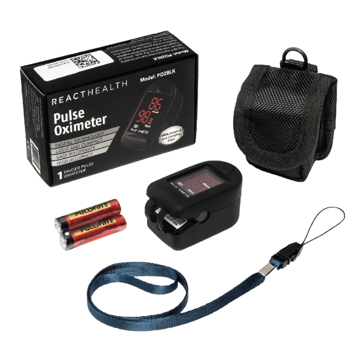 Pulse Oximeter- Black