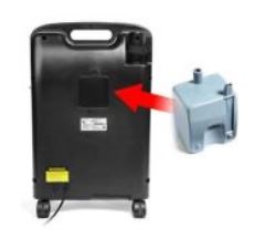 Stratus HEPA Paper Filter in Action Oxygen Filter Stratus Stationary Concentrator Oxygen 5L React Health 3B Medical