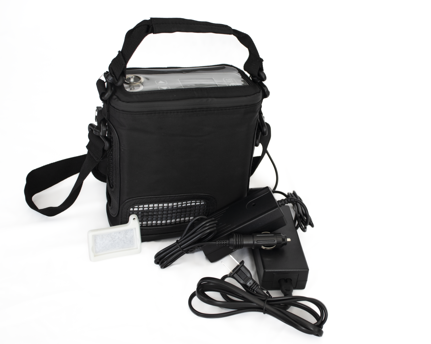 Phoenix Pulse portable oxygen concentrator and kit contents